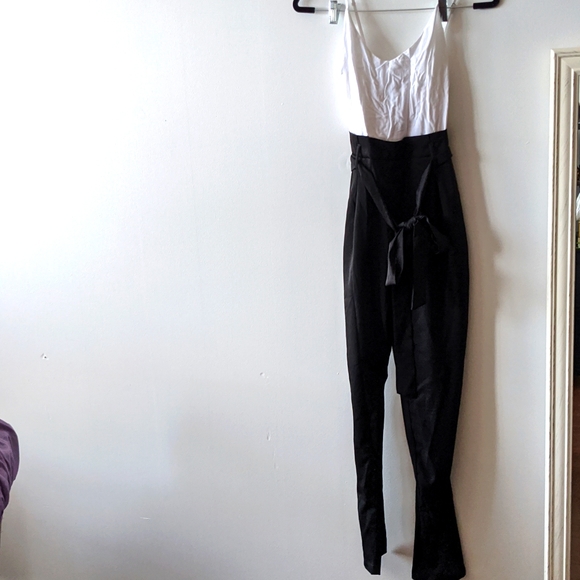 Tanktop, Black and White, Small, Jumpsuit - Picture 1 of 3